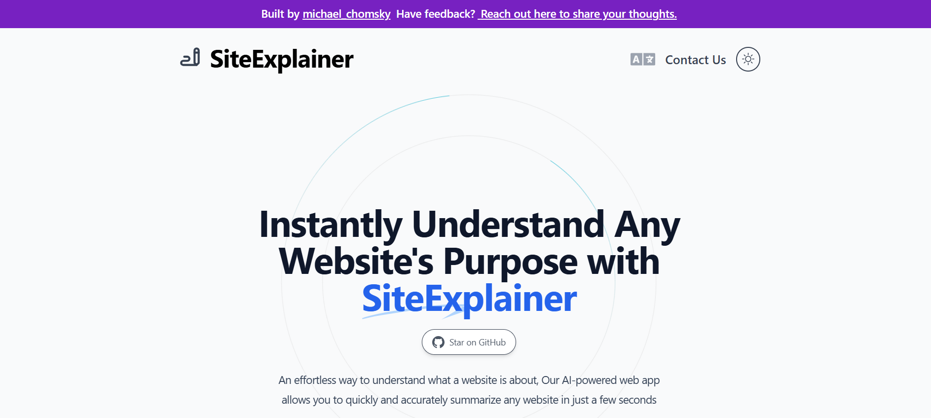 SiteExplainer