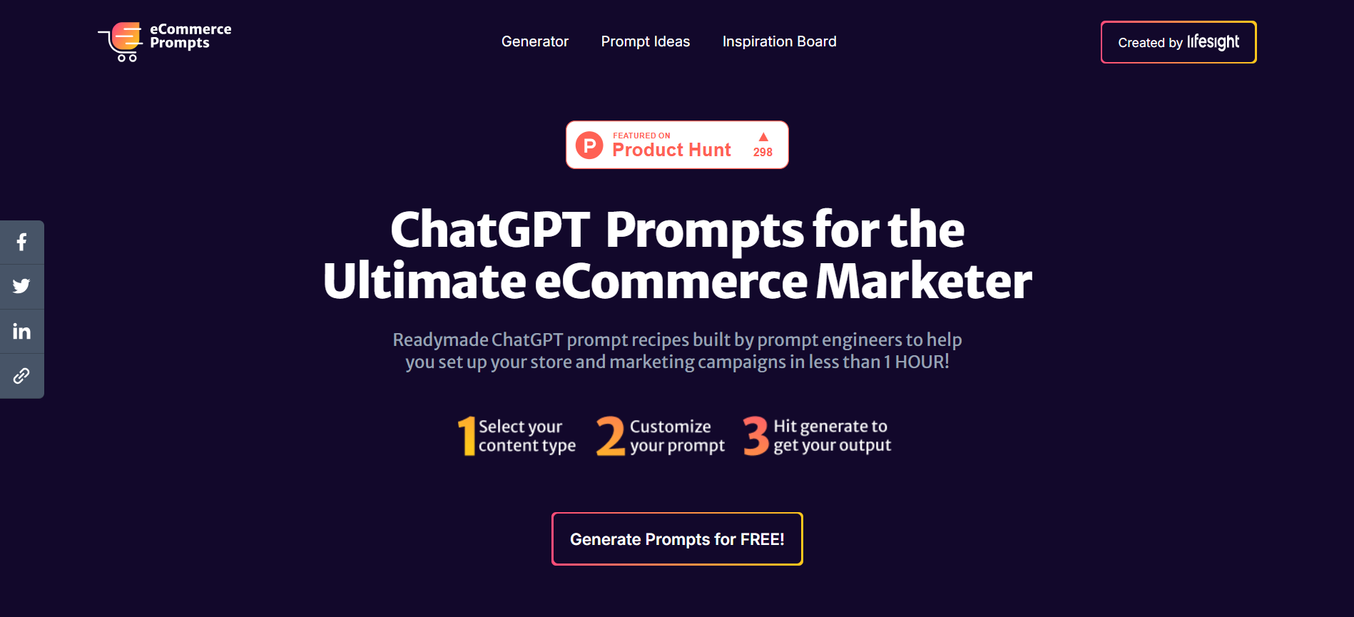 eCommerce ChatGPT Prompts