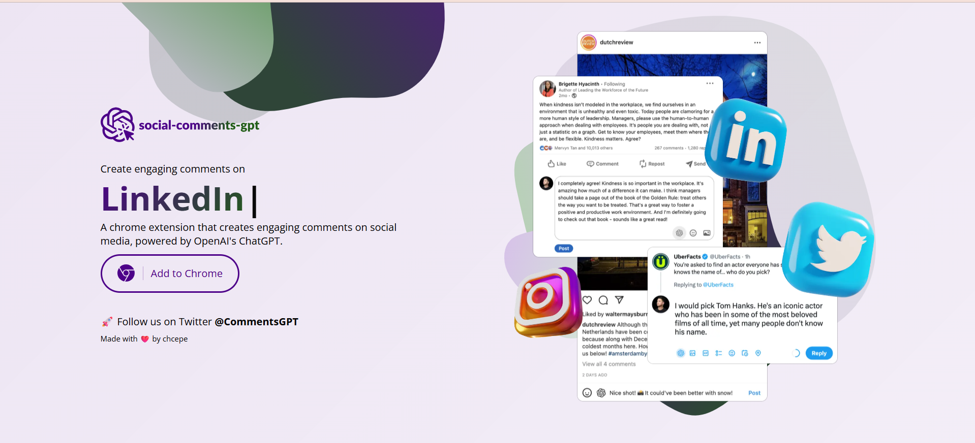 Social Comments GPT