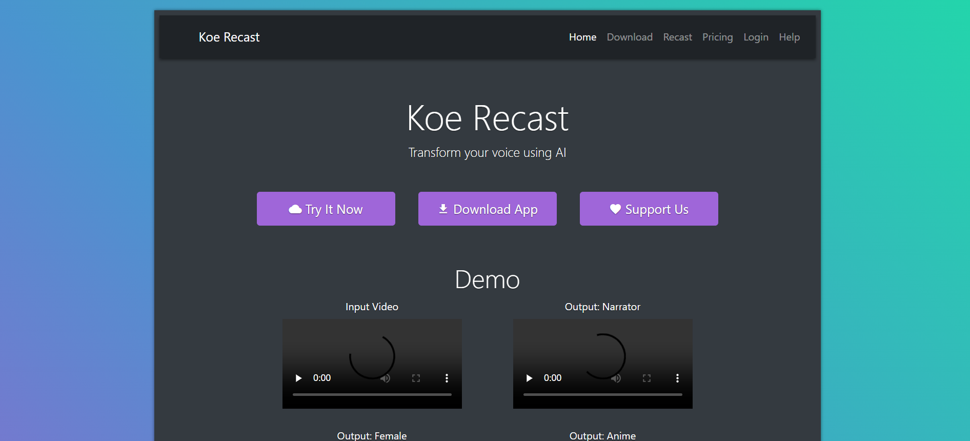 Koe Recast