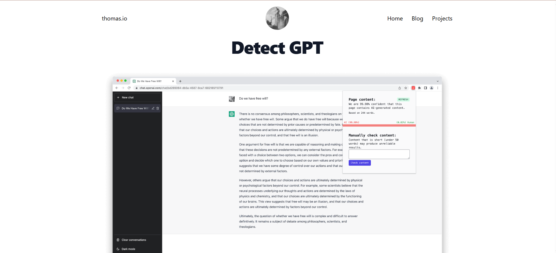 Detect GPT