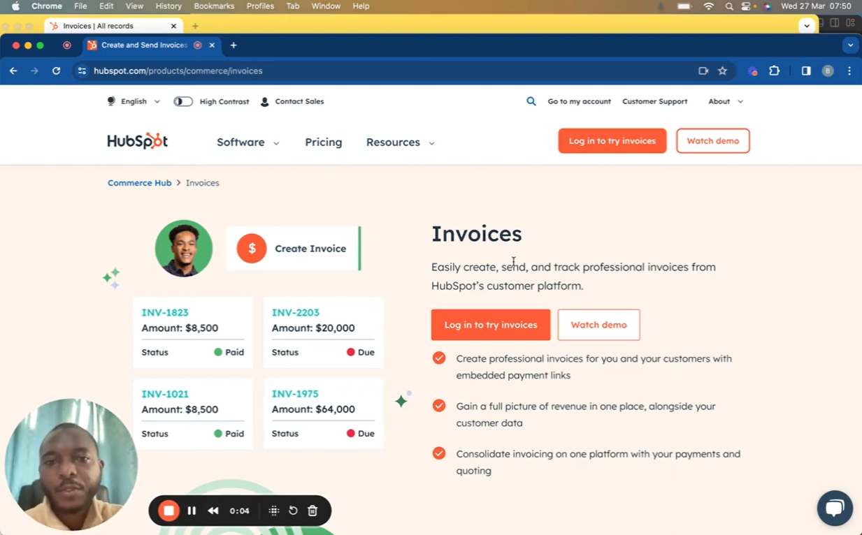 Mastering HubSpot CMS: Part 8 – Invoice Creation