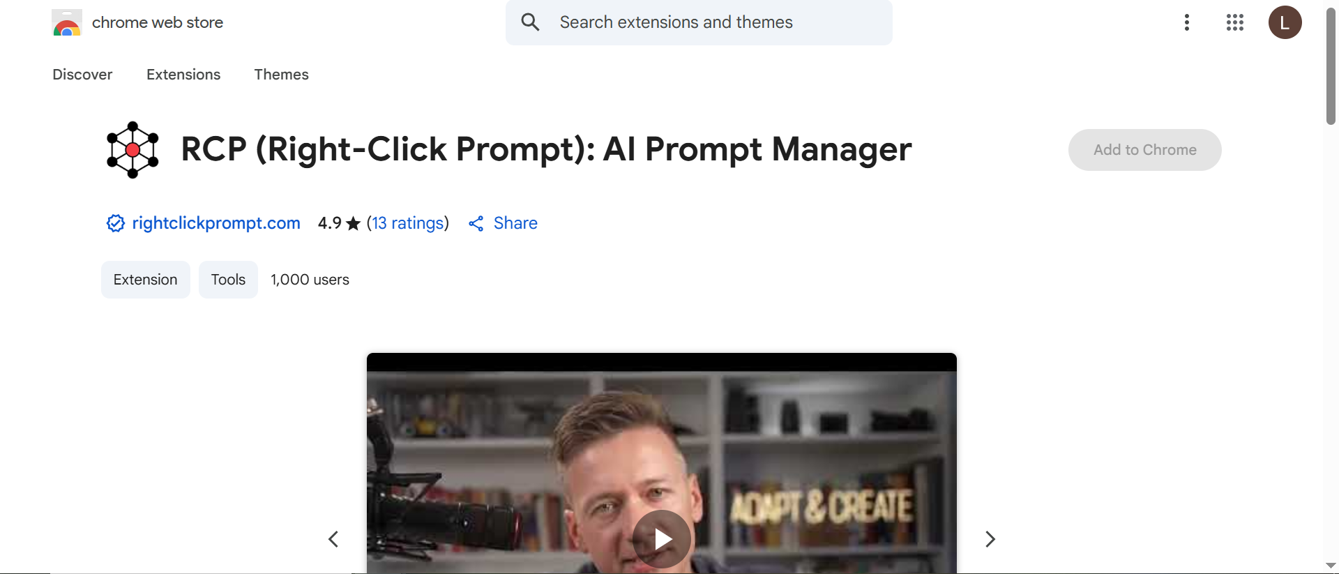 Right Click Prompt