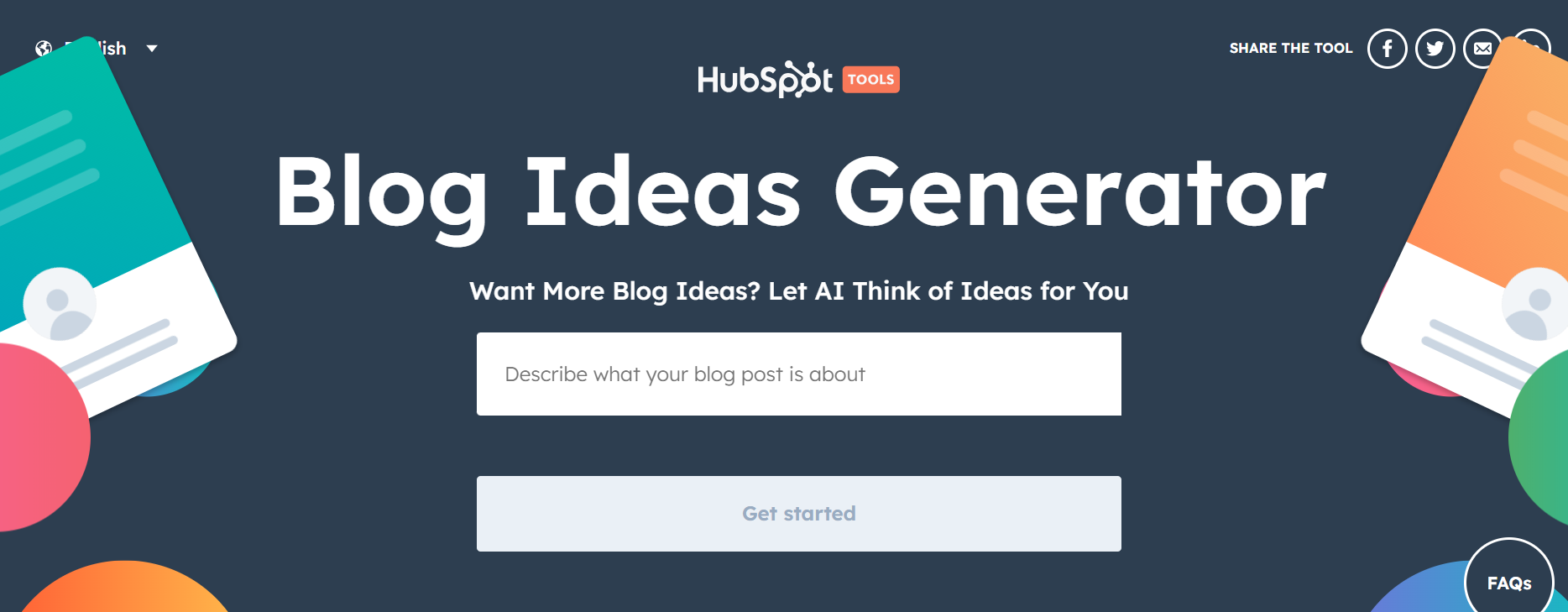 Blog Ideas Generator