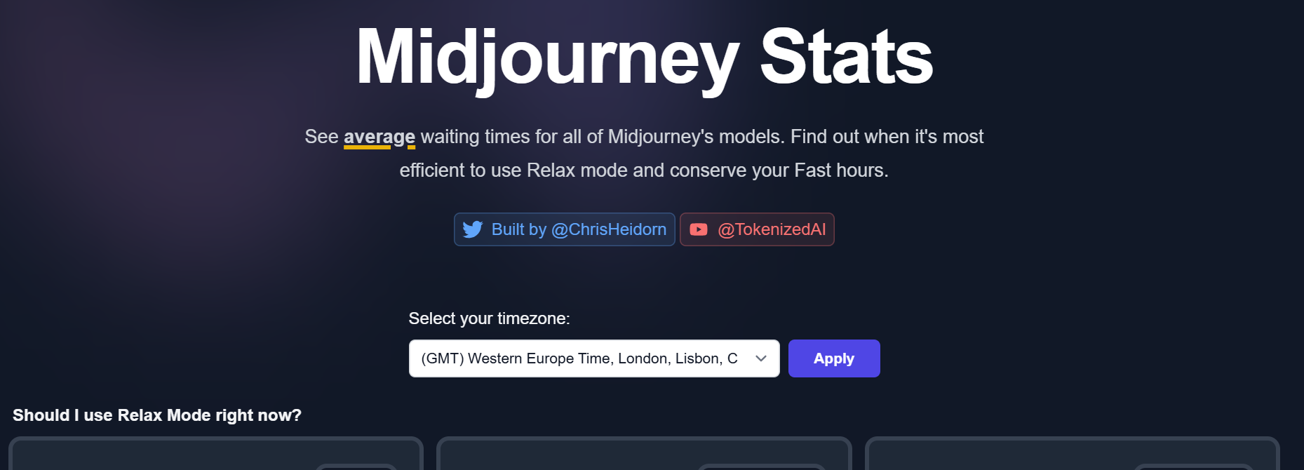 Midjourney Stats