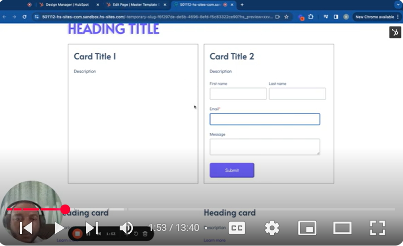 Mastering HubSpot CMS: Part 5.7 – Add a Form in a Module