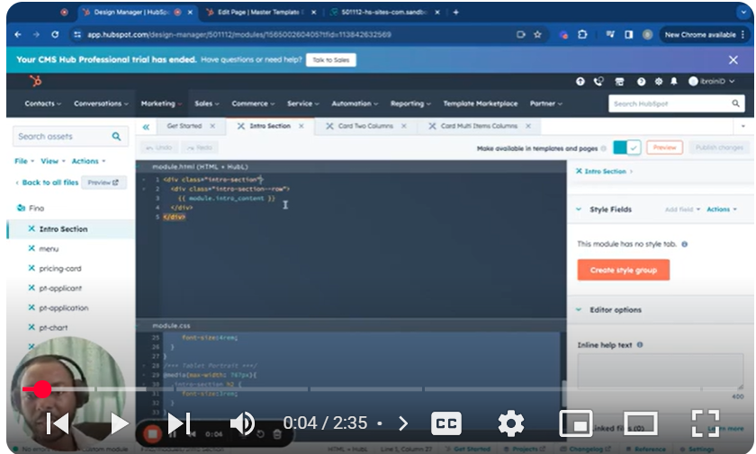 Mastering HubSpot CMS: Part 5.8 – Add a Background Image in a Module