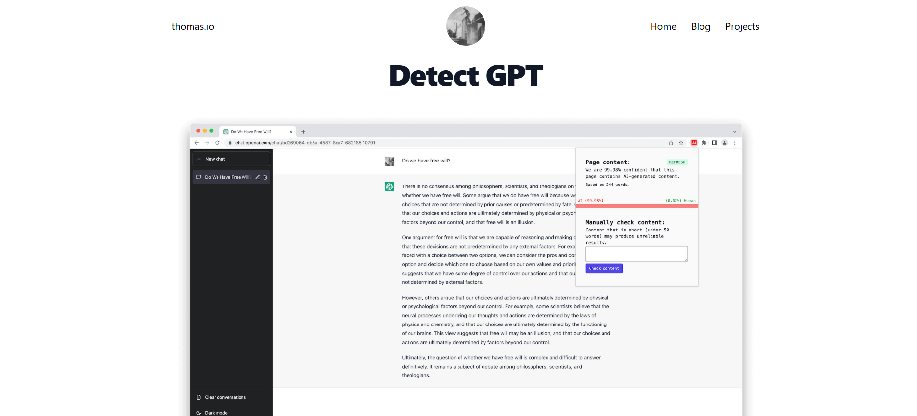 Detect GPT