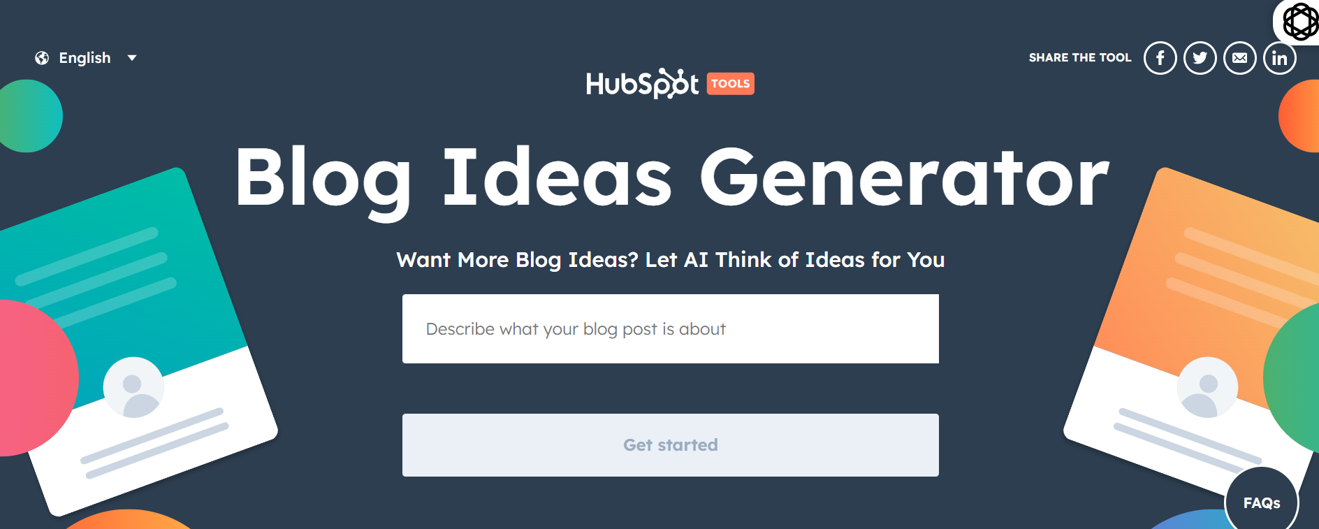 Blog Ideas Generator