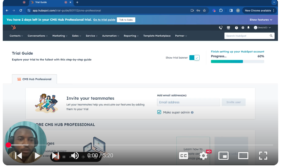 Mastering HubSpot Settings: Giving Developer Access Permission