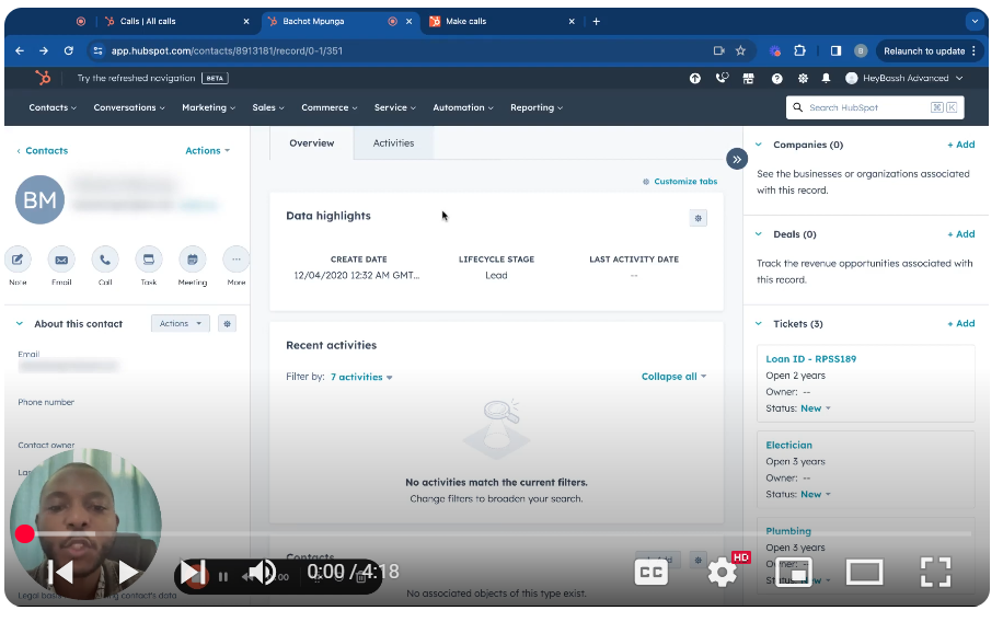 Mastering HubSpot CRM: Calls – How to Make Calls in HubSpot