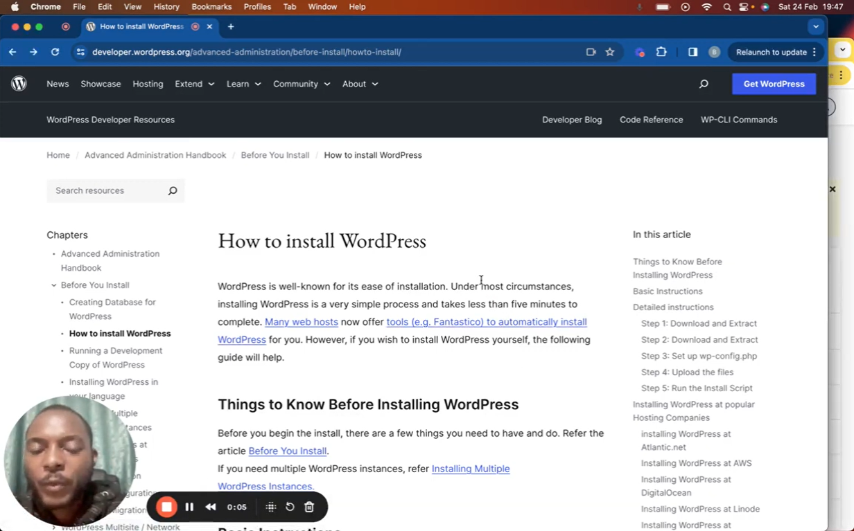 Mastering WordPress: Part 1 – Installing WordPress