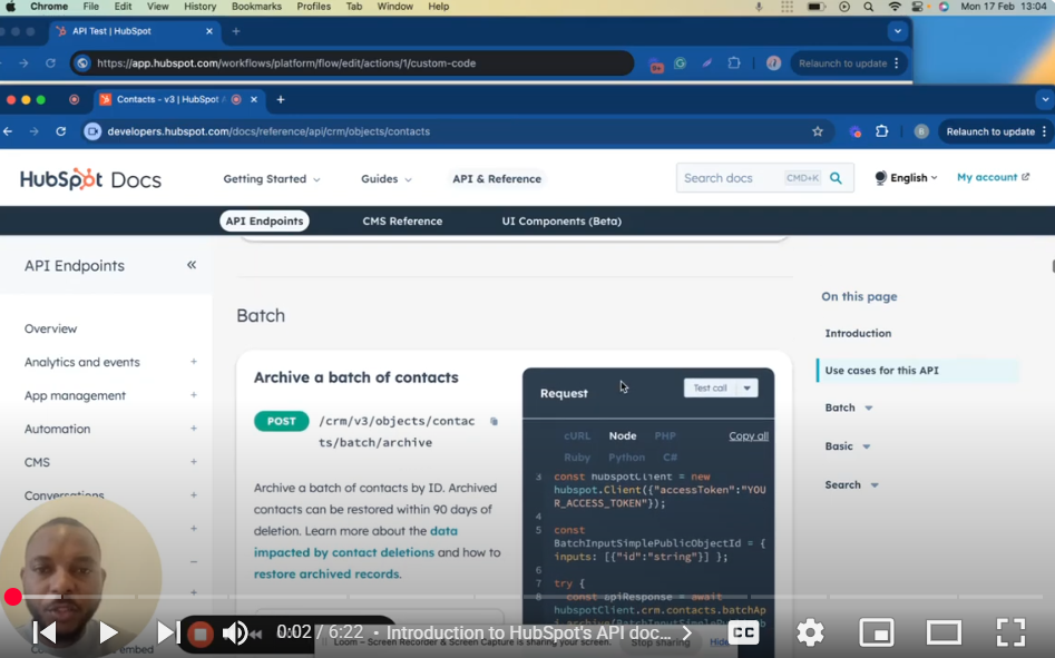A Quick Tip on How to Archive Contact in HubSpot using Workflow Custom Code Actions and API