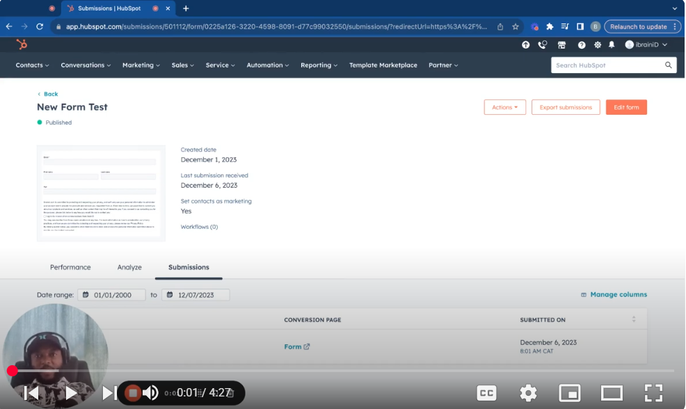 Mastering Hubspot Forms: Part 3 – Redirect to a Thank You Page | Create Your First Form Effortlessly