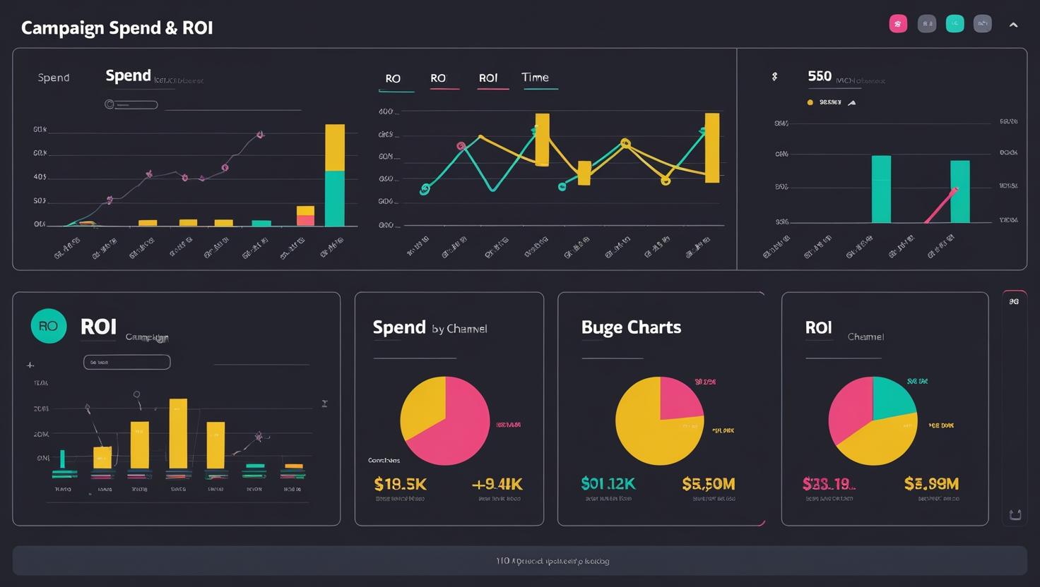 Campaign Spend & ROI Dashboards
