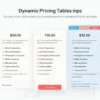 Dynamic Pricing Tables (2)