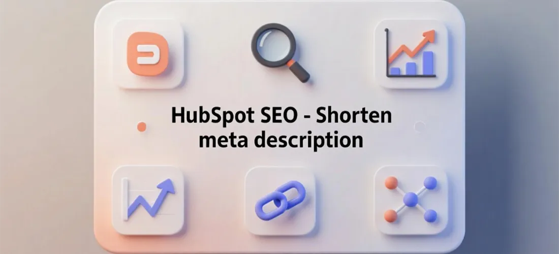 HubSpot SEO - Shorten meta description
