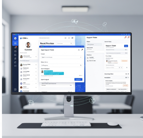 CRM-integrated Support Ticket Systems