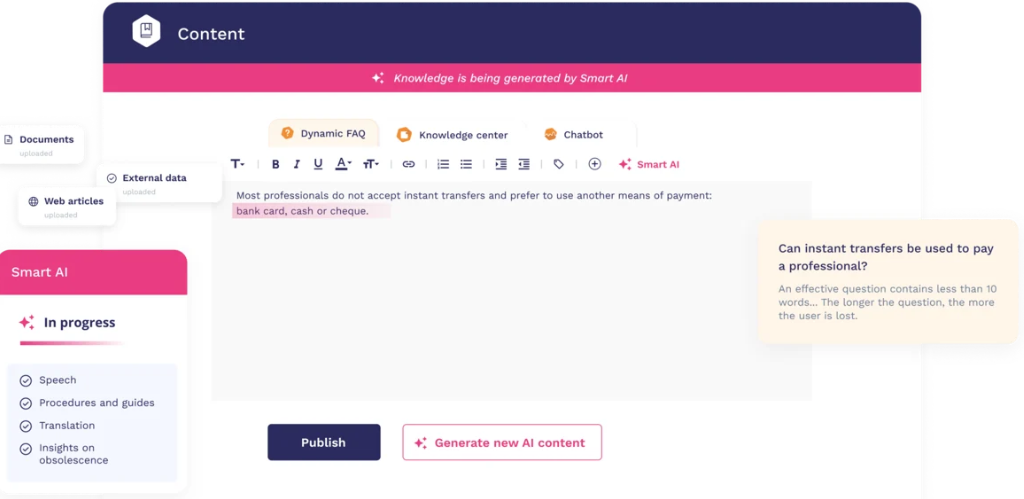 Self-Service Knowledge Base Implementation