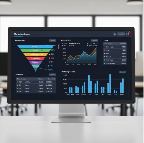 Custom Marketing Funnel Dashboards