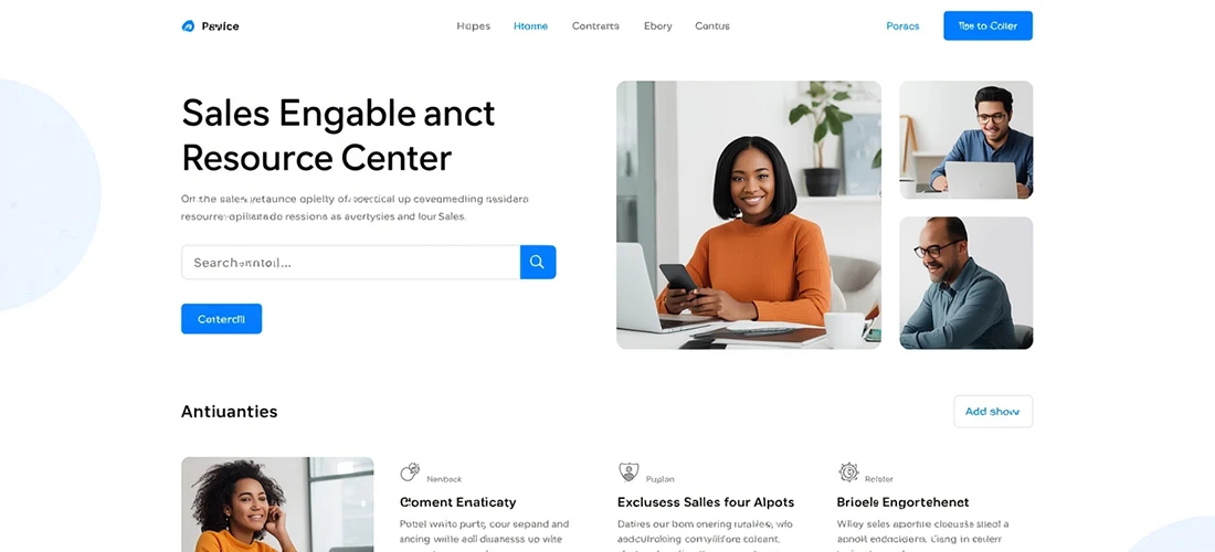Sales Enablement Resource Centers