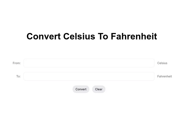 Convert Celsius to Fahrenheit