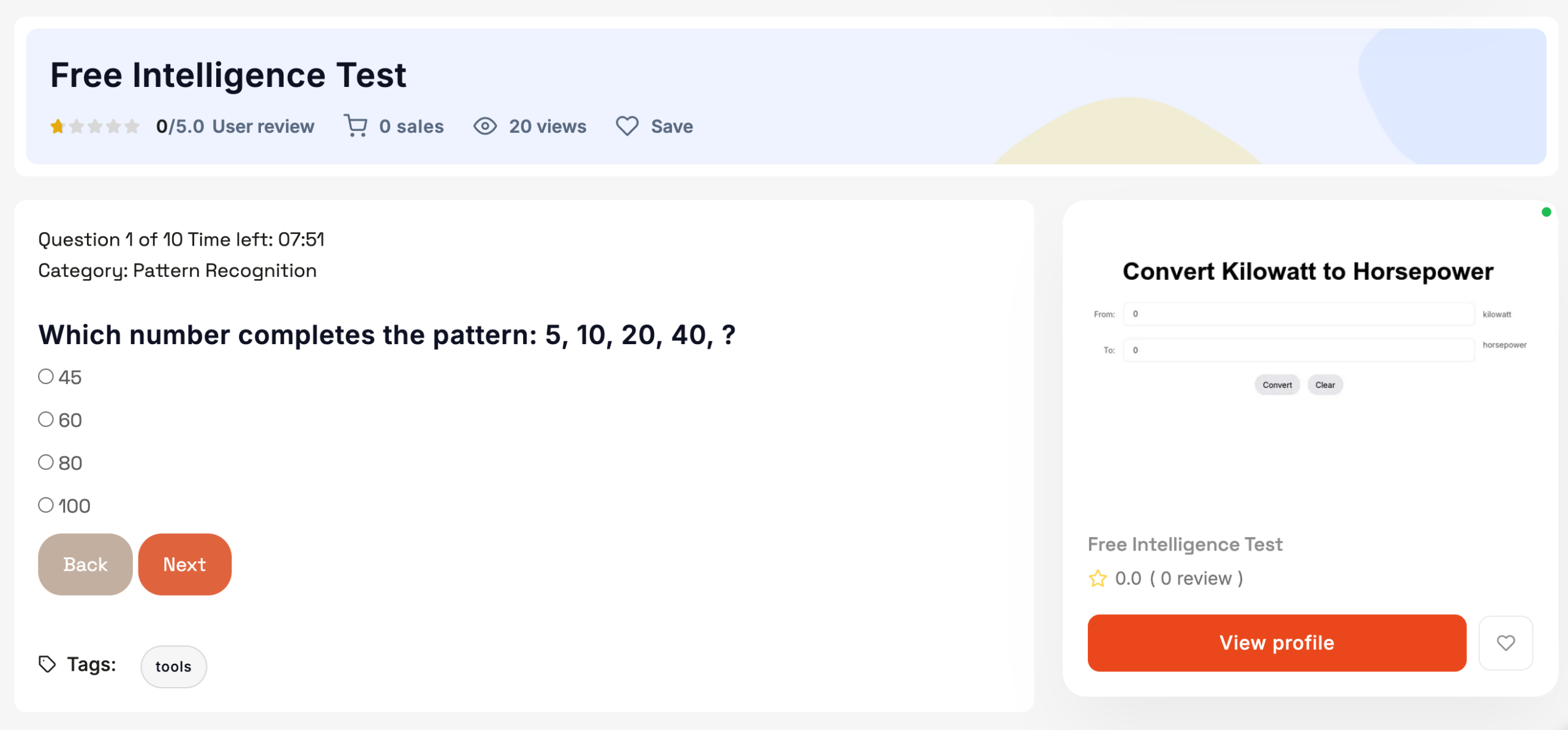 Free Intelligence Test